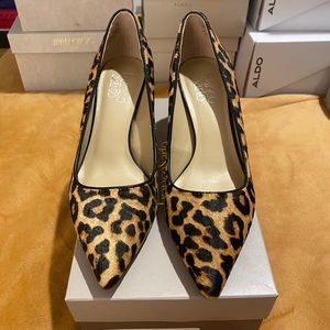 Franco Sarto leopard heels